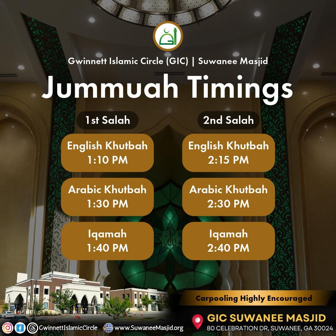 Jummah Timings